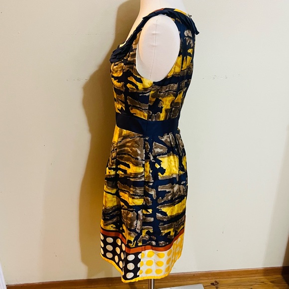 YOANA BARASCHI | Silk Midi Dress from Anthropologie - Size 4 - Picture 4 of 10
